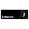 Alpine Industries Entrance Sign, 3x9, PK15 ALPSGN-15-15pk - alternate 1